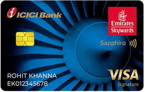 ICICI Emirates Skywards Sapphiro Credit Card