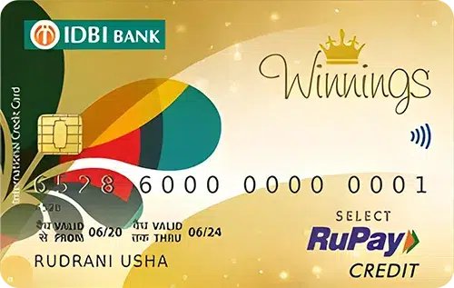 IDBI Winnings RuPay Select Credit Card